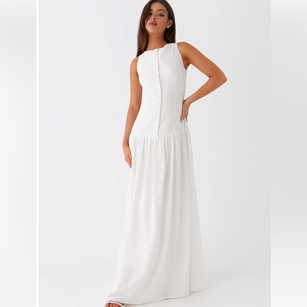 Peppermayo Meggie Linen Maxi Dress